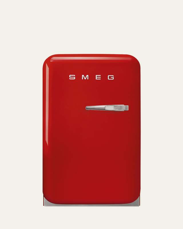 FAB5 Retro Left-Hinge Mini Fridge
